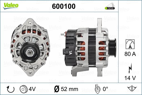 VALEO 600100 - Генератор autozip.com.ua
