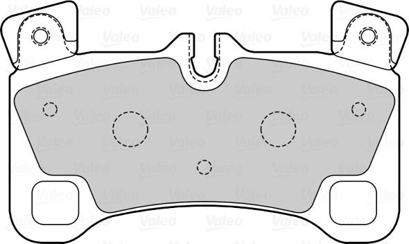 Valeo 601560 - Гальмівні колодки, дискові гальма autozip.com.ua