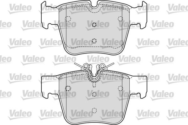 Valeo 601694 - Гальмівні колодки, дискові гальма autozip.com.ua