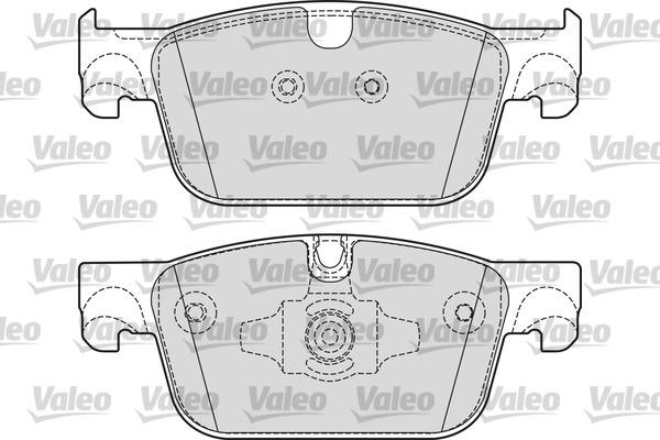 Valeo 601698 - Гальмівні колодки, дискові гальма autozip.com.ua