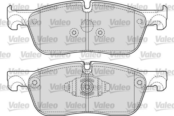 Valeo 601676 - Гальмівні колодки, дискові гальма autozip.com.ua