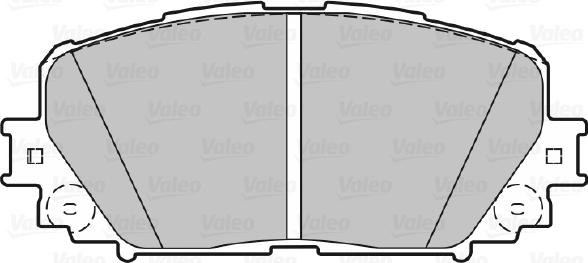 Valeo 601052 - Гальмівні колодки, дискові гальма autozip.com.ua