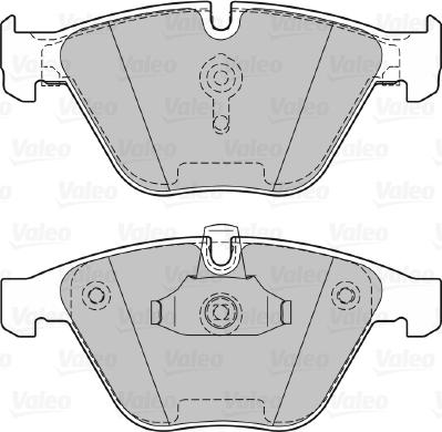 Valeo 601357 - Гальмівні колодки, дискові гальма autozip.com.ua