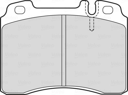 Valeo 601748 - Гальмівні колодки, дискові гальма autozip.com.ua