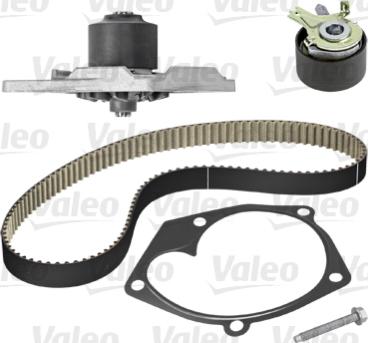 Valeo 614506 - Водяний насос + комплект зубчатого ременя autozip.com.ua