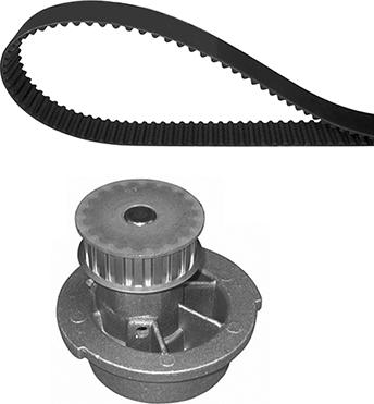 VALEO 614653 - Водяний насос + комплект зубчатого ременя autozip.com.ua