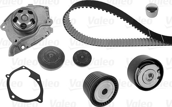 VALEO 614602 - Водяний насос + комплект зубчатого ременя autozip.com.ua