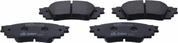 VALEO 610431 - Гальмівні колодки, дискові гальма autozip.com.ua