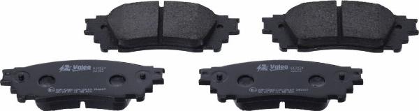 VALEO 610424 - Гальмівні колодки, дискові гальма autozip.com.ua