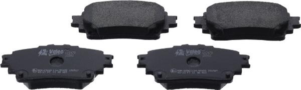 VALEO 610478 - Гальмівні колодки, дискові гальма autozip.com.ua