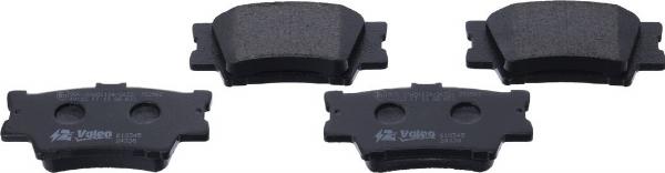 VALEO 610345 - Гальмівні колодки, дискові гальма autozip.com.ua