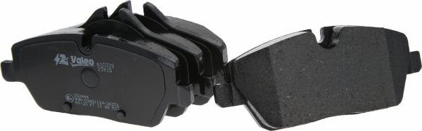 VALEO 610329 - Гальмівні колодки, дискові гальма autozip.com.ua