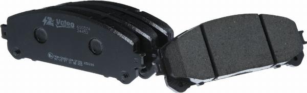 VALEO 610374 - Гальмівні колодки, дискові гальма autozip.com.ua