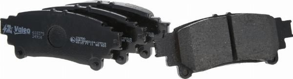 VALEO 610375 - Гальмівні колодки, дискові гальма autozip.com.ua