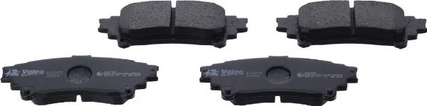 VALEO 610375 - Гальмівні колодки, дискові гальма autozip.com.ua