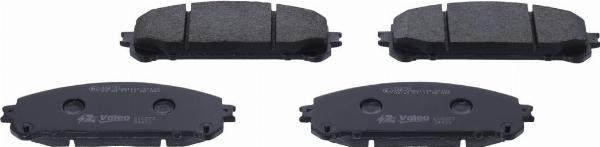 VALEO 610373 - Гальмівні колодки, дискові гальма autozip.com.ua