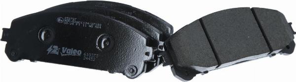 VALEO 610373 - Гальмівні колодки, дискові гальма autozip.com.ua