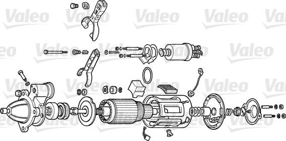 Valeo 6215A - Стартер autozip.com.ua