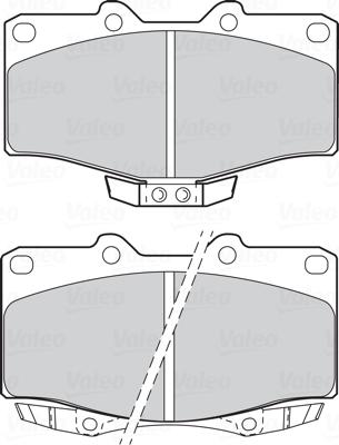 Valeo 670614 - Гальмівні колодки, дискові гальма autozip.com.ua