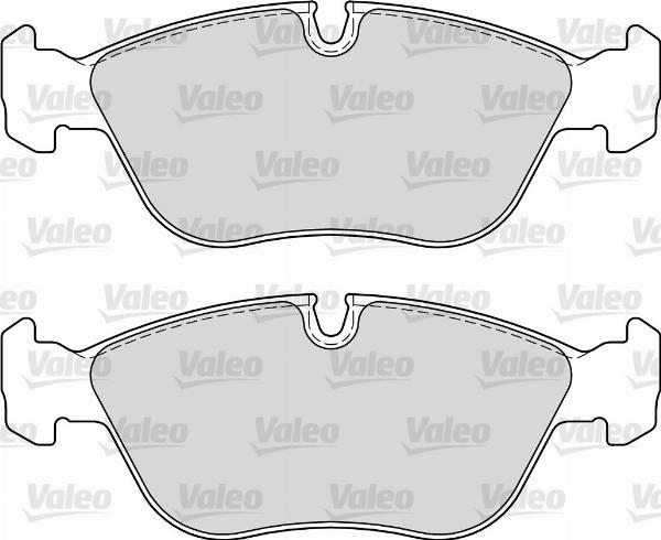 VALEO 670616 - Гальмівні колодки, дискові гальма autozip.com.ua