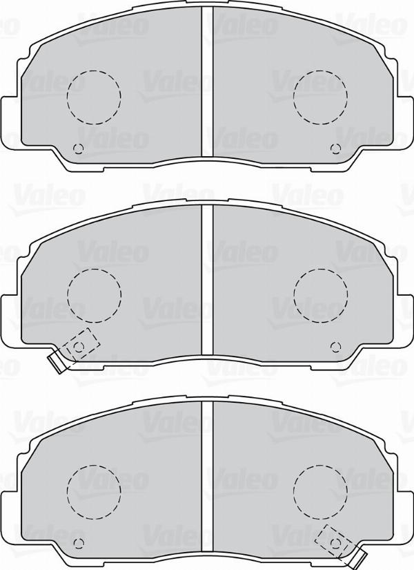 VALEO 670685 - Гальмівні колодки, дискові гальма autozip.com.ua