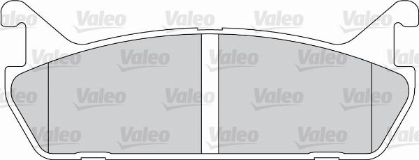 VALEO 670624 - Гальмівні колодки, дискові гальма autozip.com.ua
