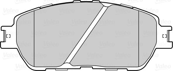 VALEO 670093 - Гальмівні колодки, дискові гальма autozip.com.ua