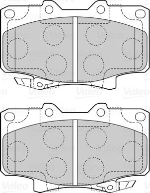 Valeo 670092 - Гальмівні колодки, дискові гальма autozip.com.ua