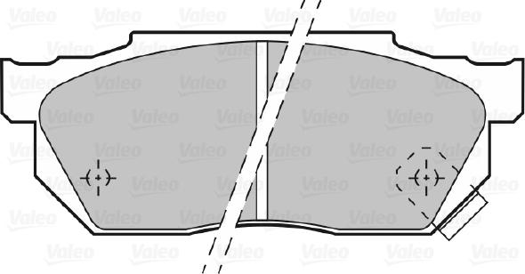 VALEO 670047 - Гальмівні колодки, дискові гальма autozip.com.ua