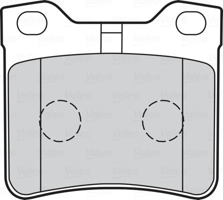 VALEO 670063 - Гальмівні колодки, дискові гальма autozip.com.ua