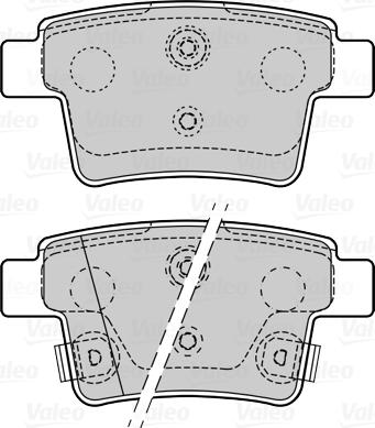 Valeo 670076 - Гальмівні колодки, дискові гальма autozip.com.ua