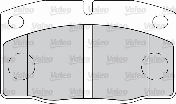 VALEO 670182 - Гальмівні колодки, дискові гальма autozip.com.ua