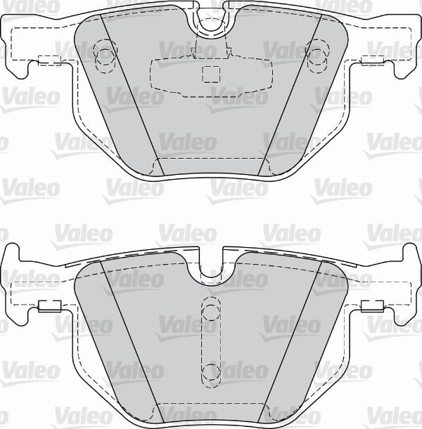 VALEO 670885 - Гальмівні колодки, дискові гальма autozip.com.ua