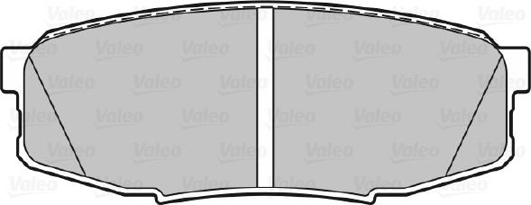 VALEO 670340 - Гальмівні колодки, дискові гальма autozip.com.ua