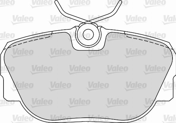 VALEO 670237 - Гальмівні колодки, дискові гальма autozip.com.ua