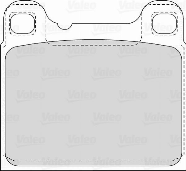 VALEO 670270 - Гальмівні колодки, дискові гальма autozip.com.ua