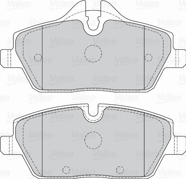VALEO 671699 - Гальмівні колодки, дискові гальма autozip.com.ua