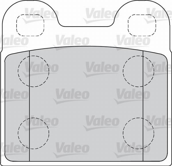VALEO 671187 - Гальмівні колодки, дискові гальма autozip.com.ua