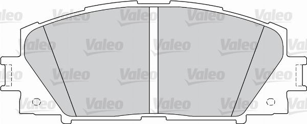 VALEO 671334 - Гальмівні колодки, дискові гальма autozip.com.ua