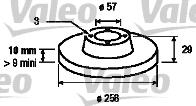 Valeo 186131 - Гальмівний диск autozip.com.ua