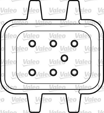 Valeo 850610 - Підйомний пристрій для вікон autozip.com.ua