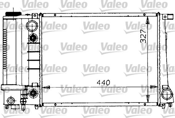 Valeo 819411 - Радіатор, охолодження двигуна autozip.com.ua