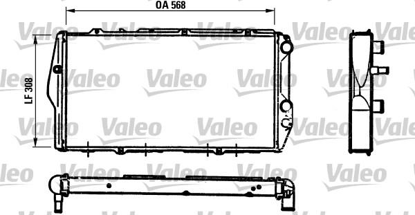 Valeo 819426 - Радіатор, охолодження двигуна autozip.com.ua