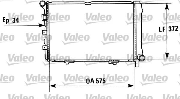 Valeo 819198 - Радіатор, охолодження двигуна autozip.com.ua