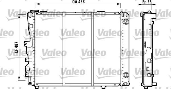 Valeo 819381 - Радіатор, охолодження двигуна autozip.com.ua