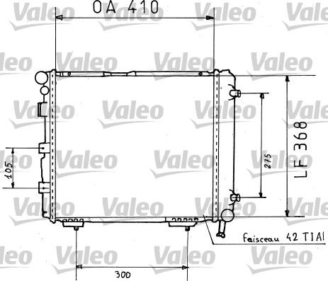 Valeo 819382 - Радіатор, охолодження двигуна autozip.com.ua