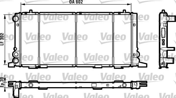 Valeo 819260 - Радіатор, охолодження двигуна autozip.com.ua