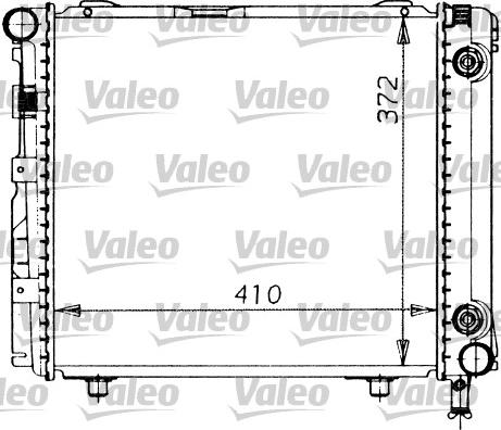 Valeo 819201 - Радіатор, охолодження двигуна autozip.com.ua