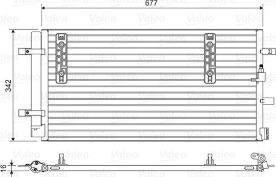 VALEO 814419 - Конденсатор, кондиціонер autozip.com.ua