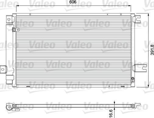 Valeo 814414 - Конденсатор, кондиціонер autozip.com.ua